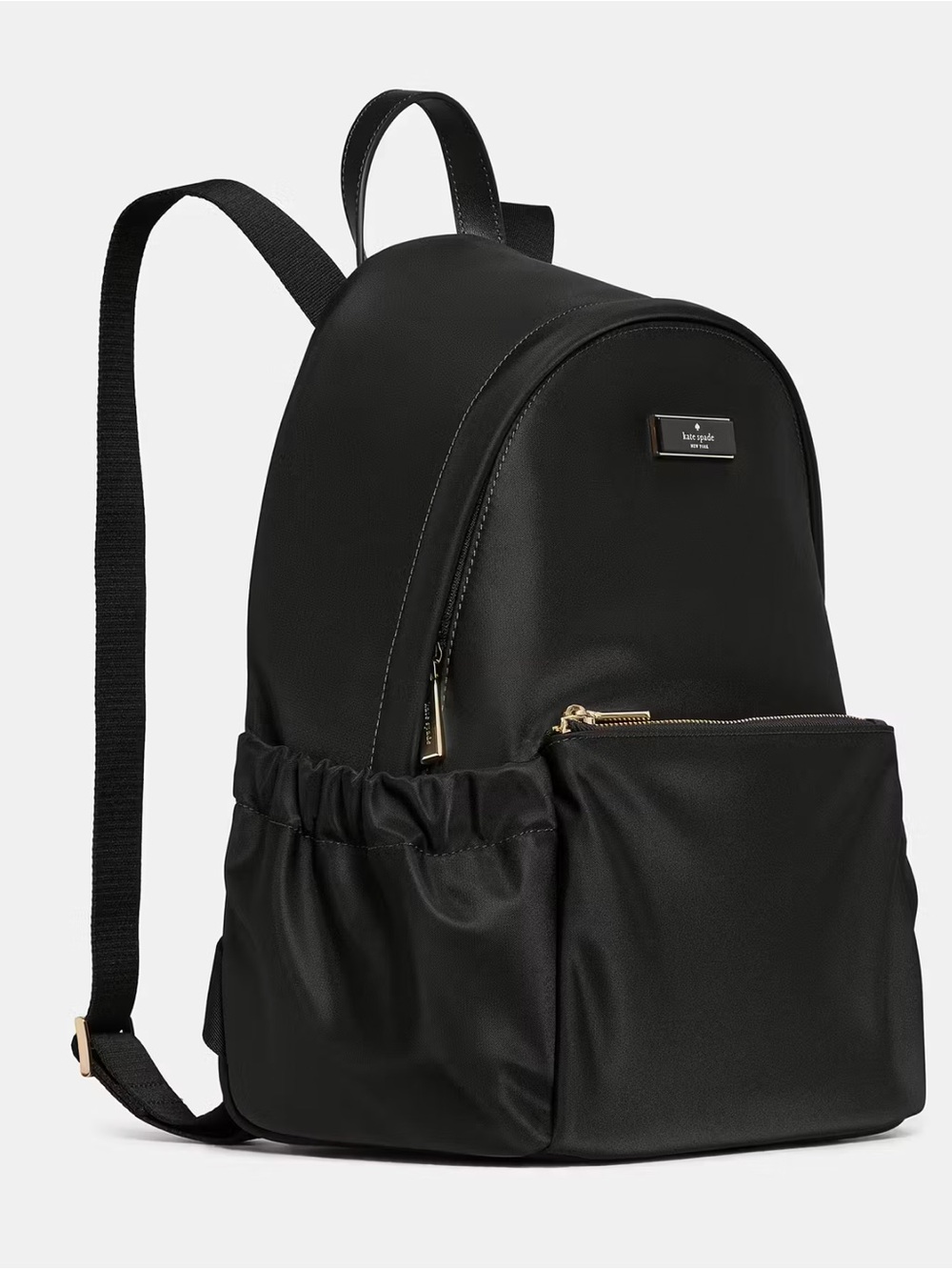 Kate Spade New York Carter Nylon Dome Backpack | NWT | Black | Retail $329 - Picture 2 of 8